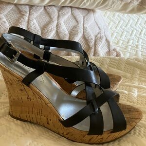 GUESS Black Strappy Women's Sandals